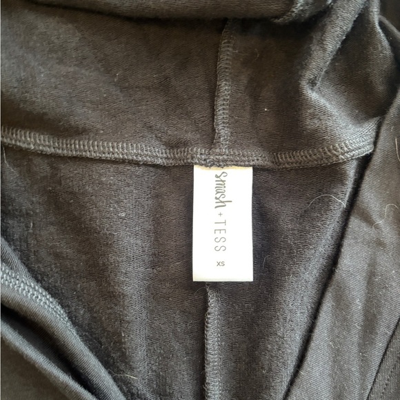 Smash + Tess Black Long Sleeve Hooded Jumpsuit - Picture 4 of 6